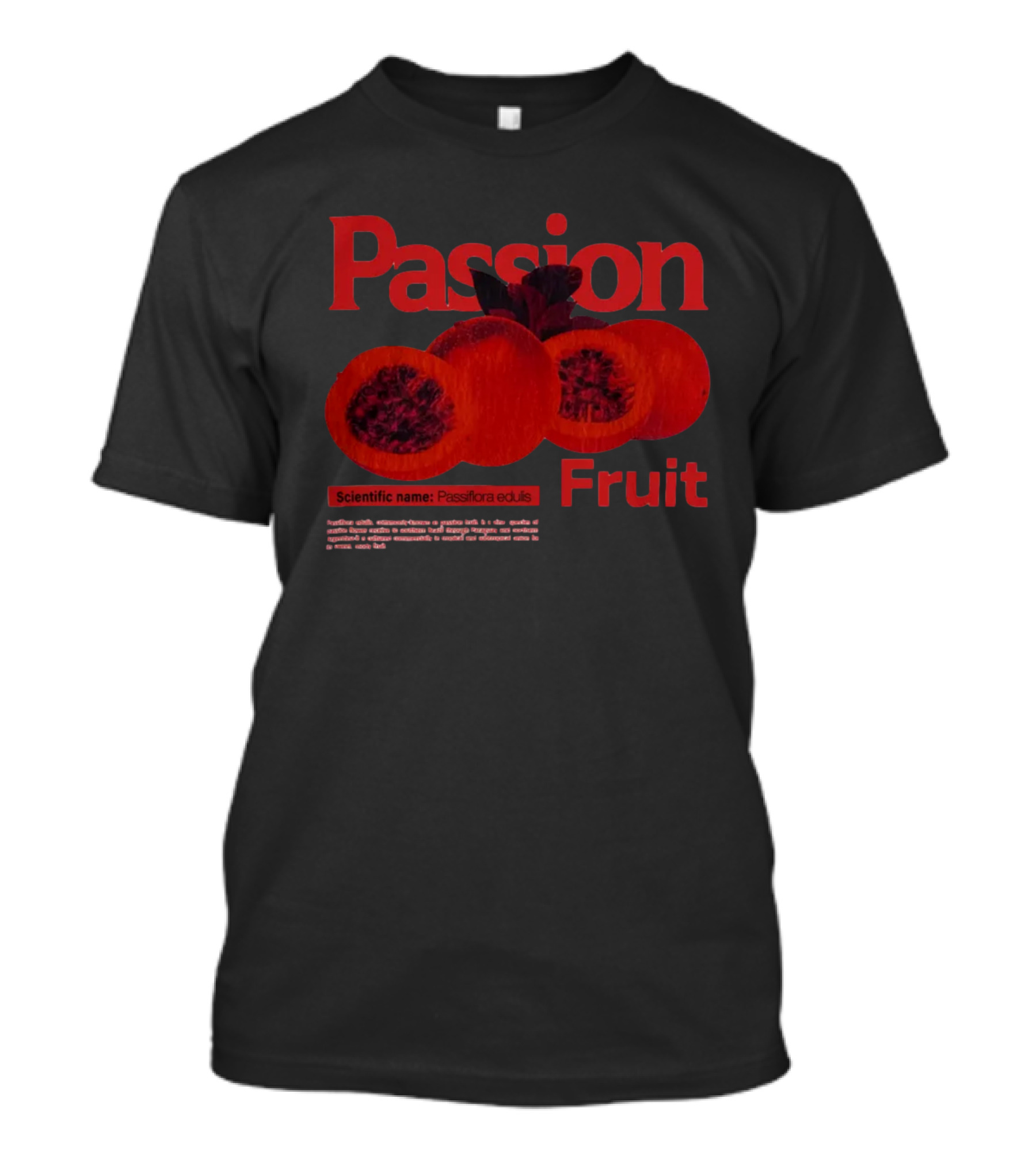 Atthemoment Merch Passionfruit Passiflora Edulis Scientific Name T-Shirt