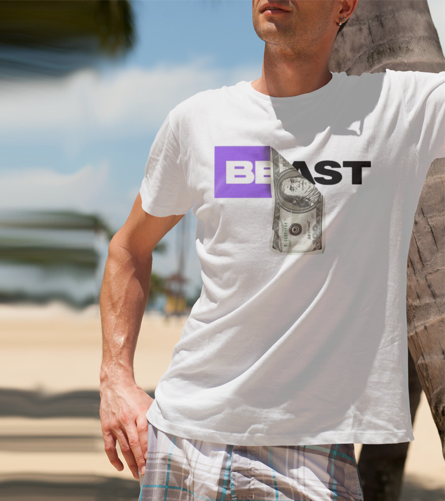 BEAST Purple Bill Dollar T-Shirt