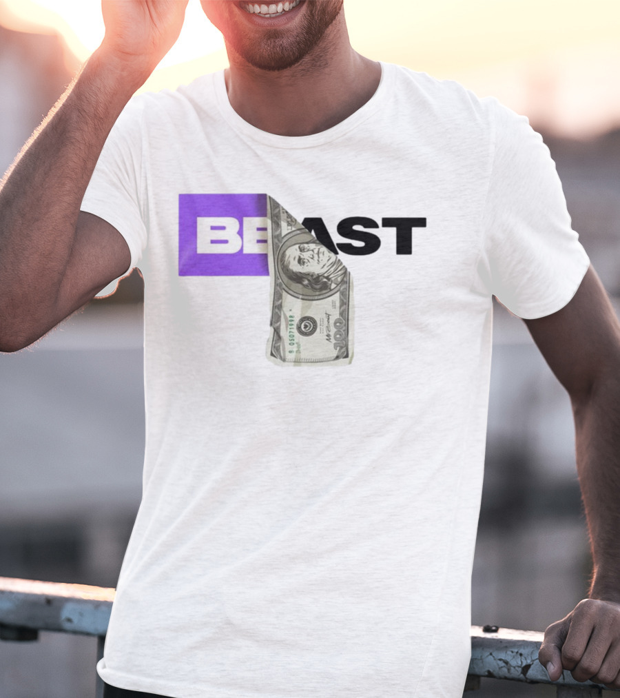 BEAST Purple Bill Dollar T-Shirt