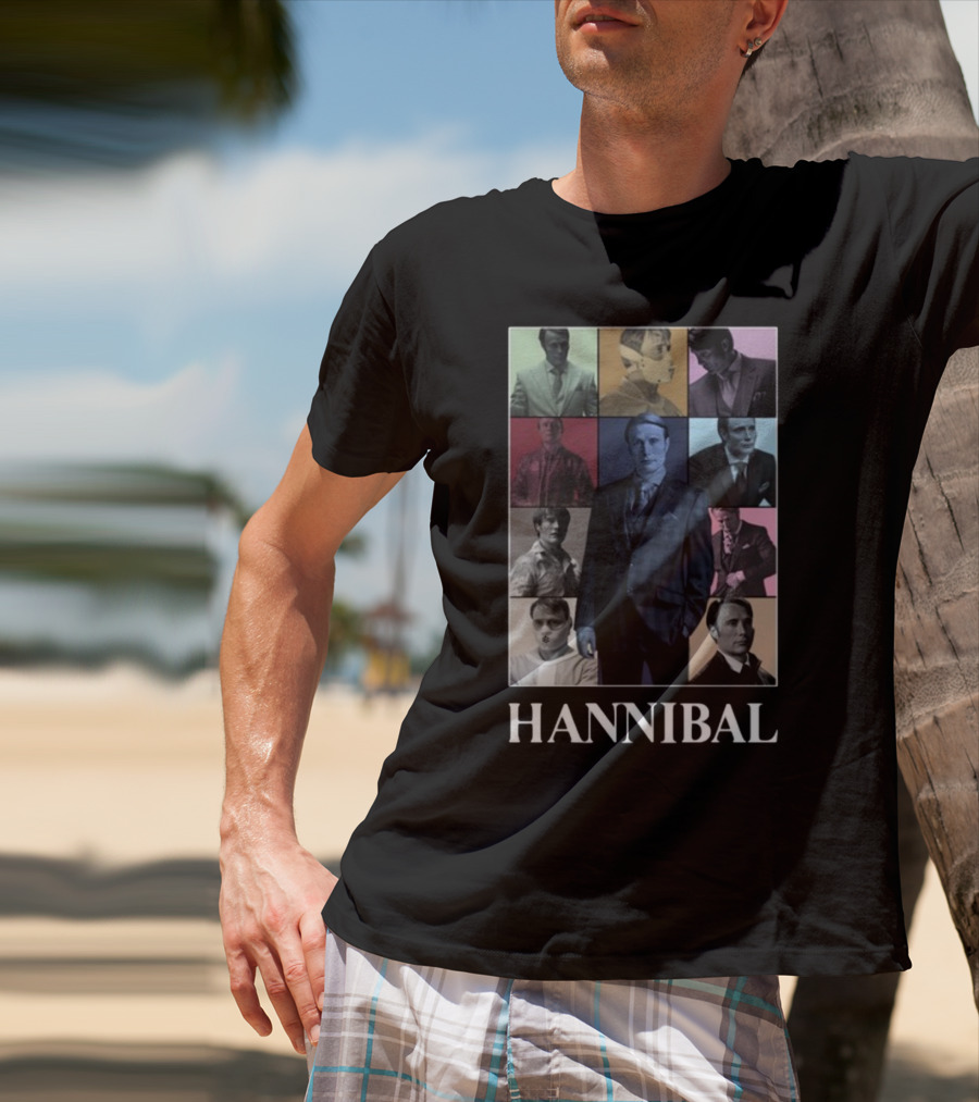 Hannibal Multifaceted Character Collage T-Shirt