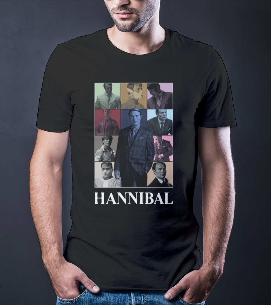 Hannibal Multifaceted Character Collage T-Shirt