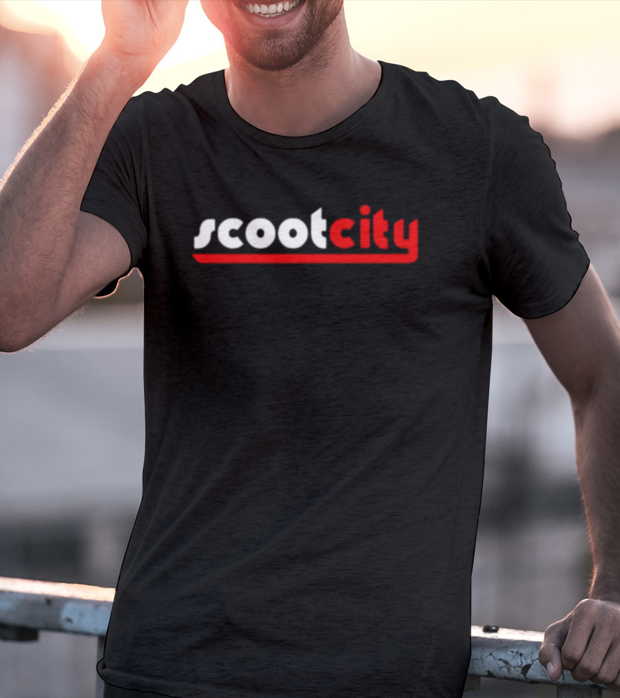 Scootcity Urban Style Retro Scooter Vibes T-Shirt