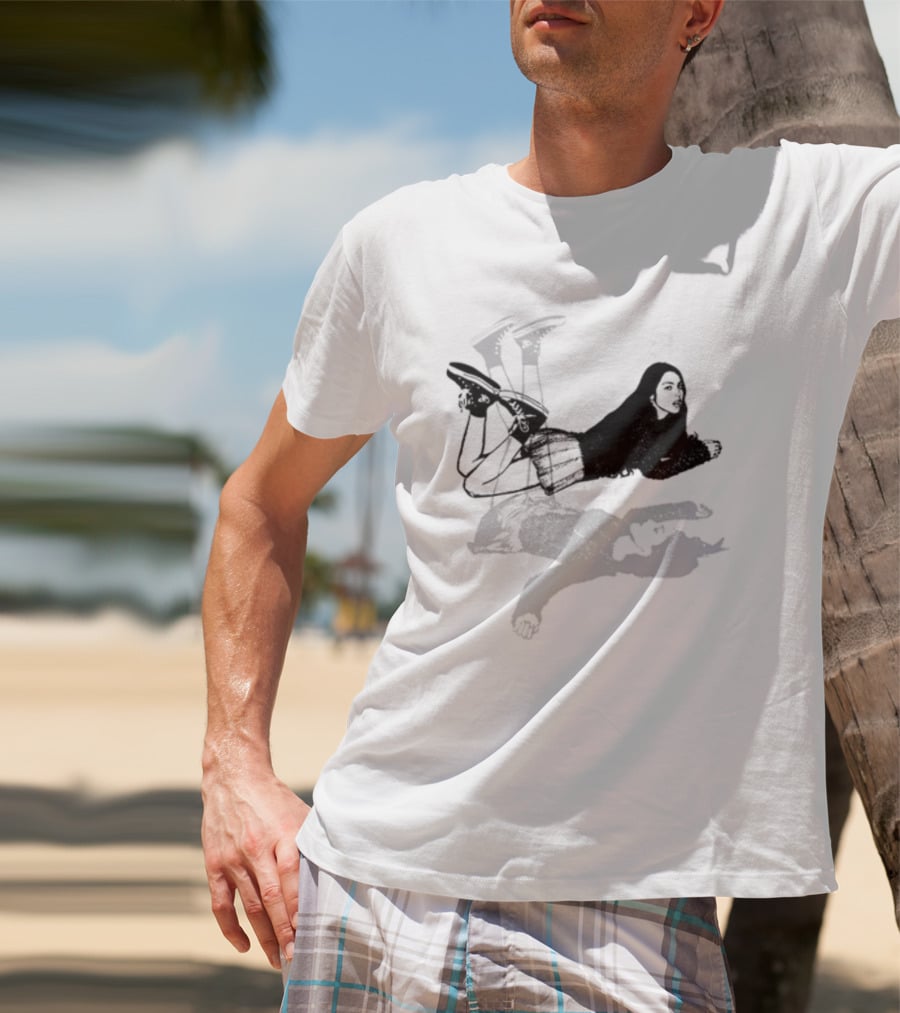 Oliviarodrigo Guts Album Art Floating Figure With Black Outfit And Boots T-Shirt