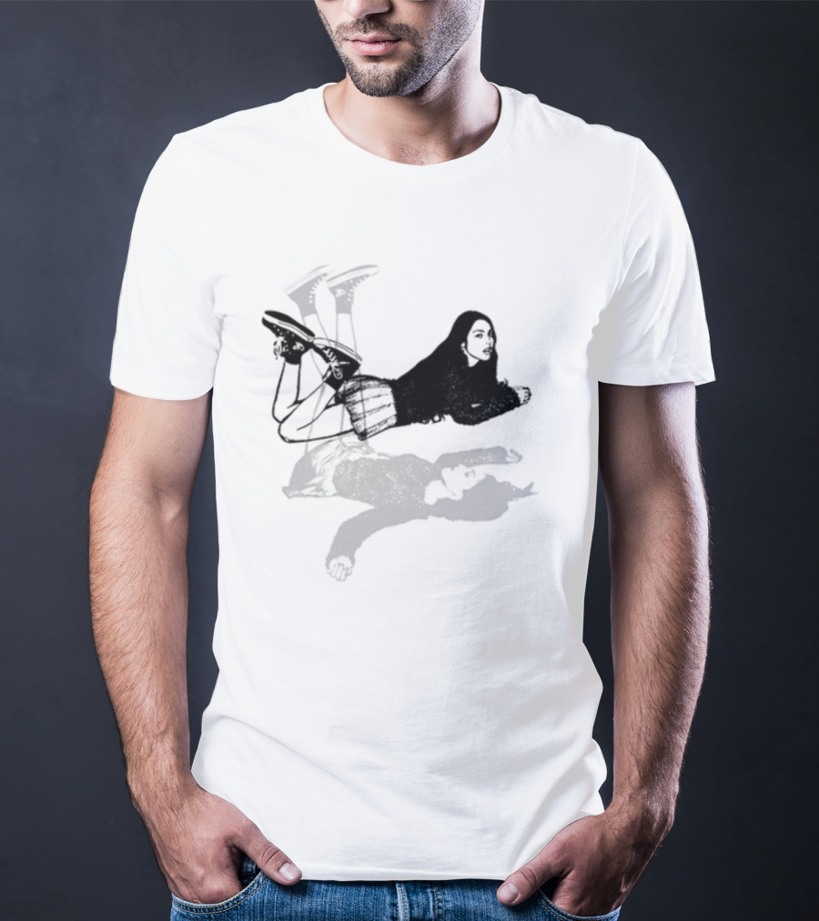 Oliviarodrigo Guts Album Art Floating Figure With Black Outfit And Boots T-Shirt