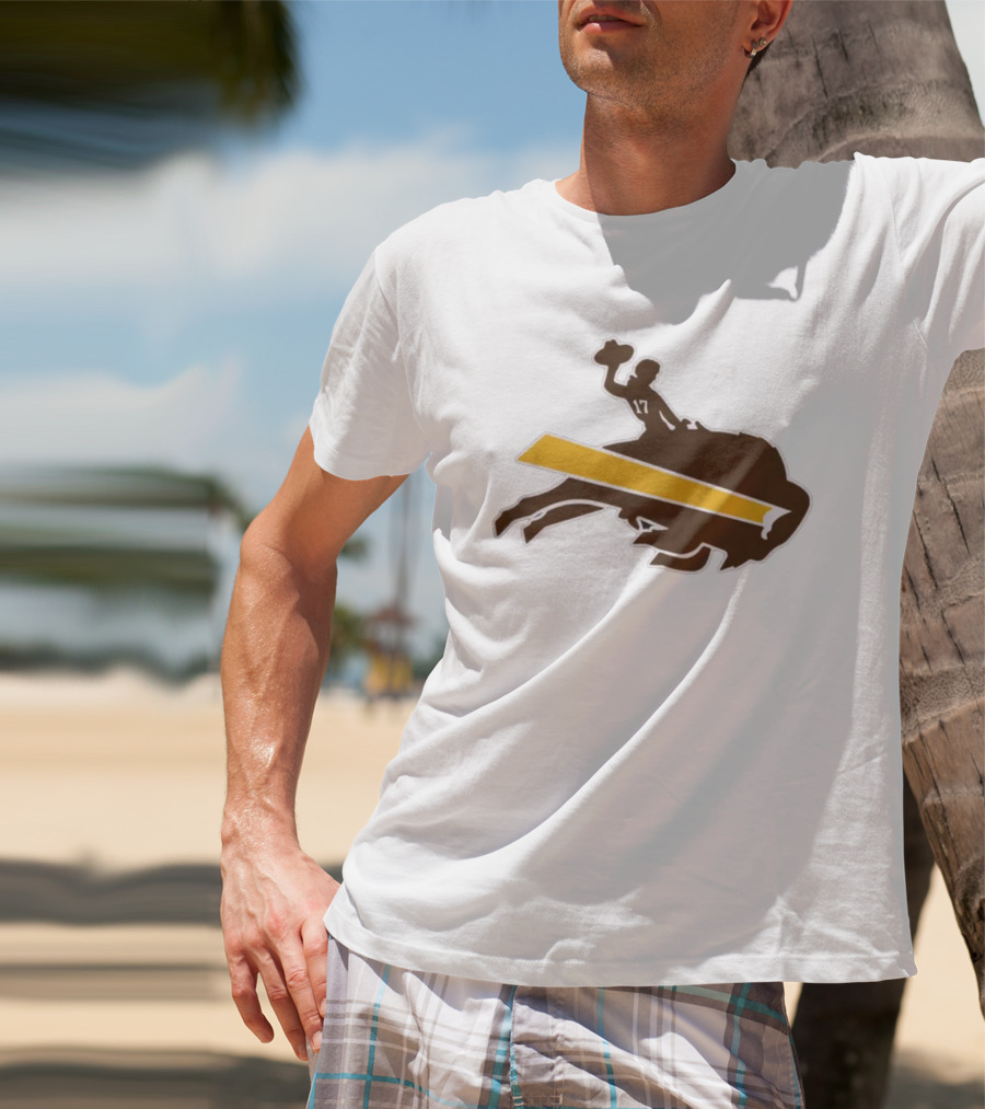 Josh Allen 17 Buffalo Bills Wyoming Cowboys T-Shirt