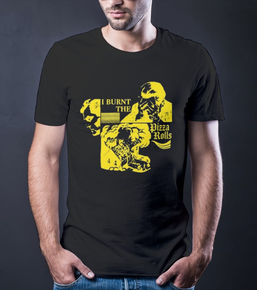 Freddytylerpaul I Burnt The Pizza Rolls Retro Comic T-Shirt
