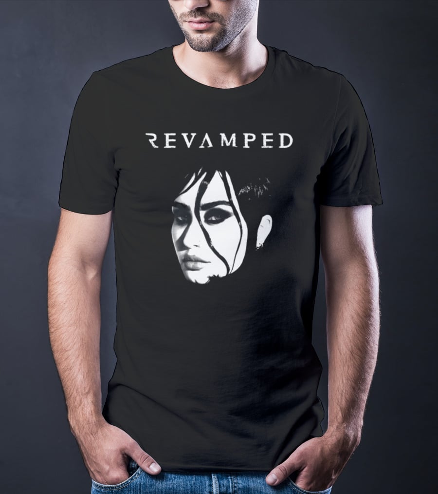 Demi Lovato Revamped Black And White Portrait T-Shirt
