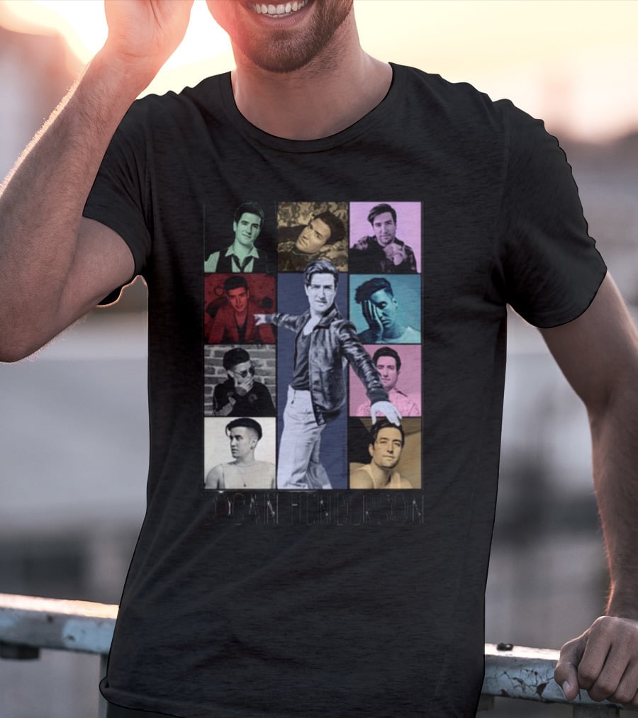 LO'GAN HENDERSON MULTICOLOR PORTRAIT COLLAGE T-Shirt