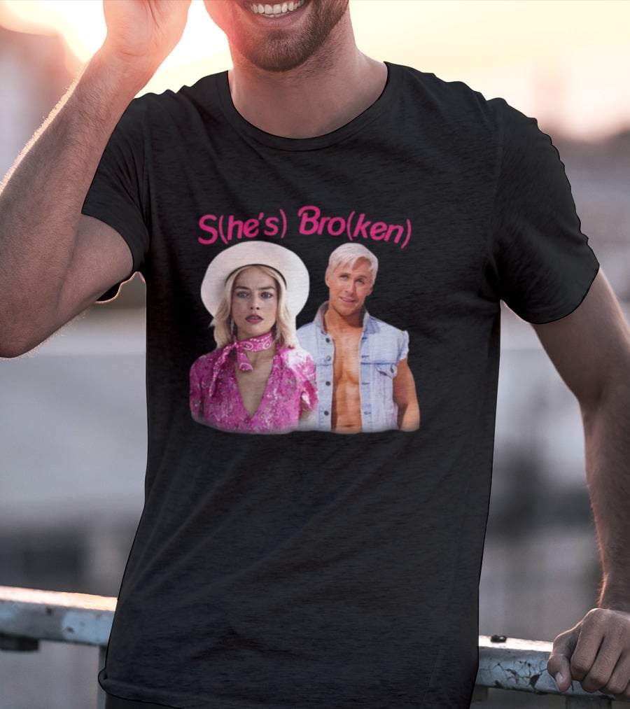 S(He's) Bro(Ken) Iconic Style Statement In Pop Culture T-Shirt