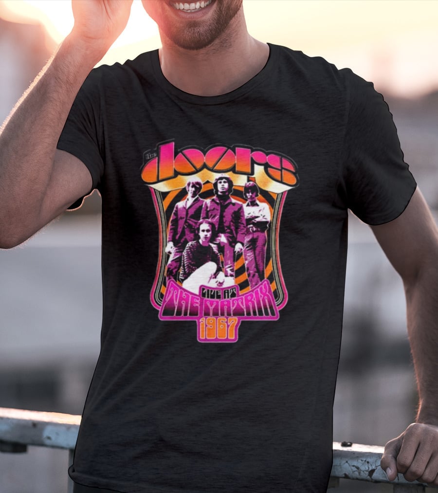 The Doors Live At The Matrix 1967 Psychedelic Band Photo T-Shirt