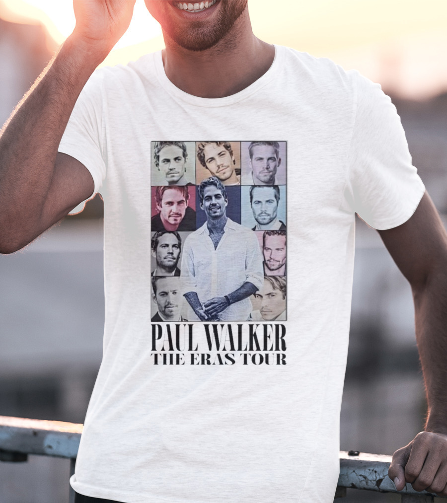 Paul Walker The Eras Tour T-Shirt