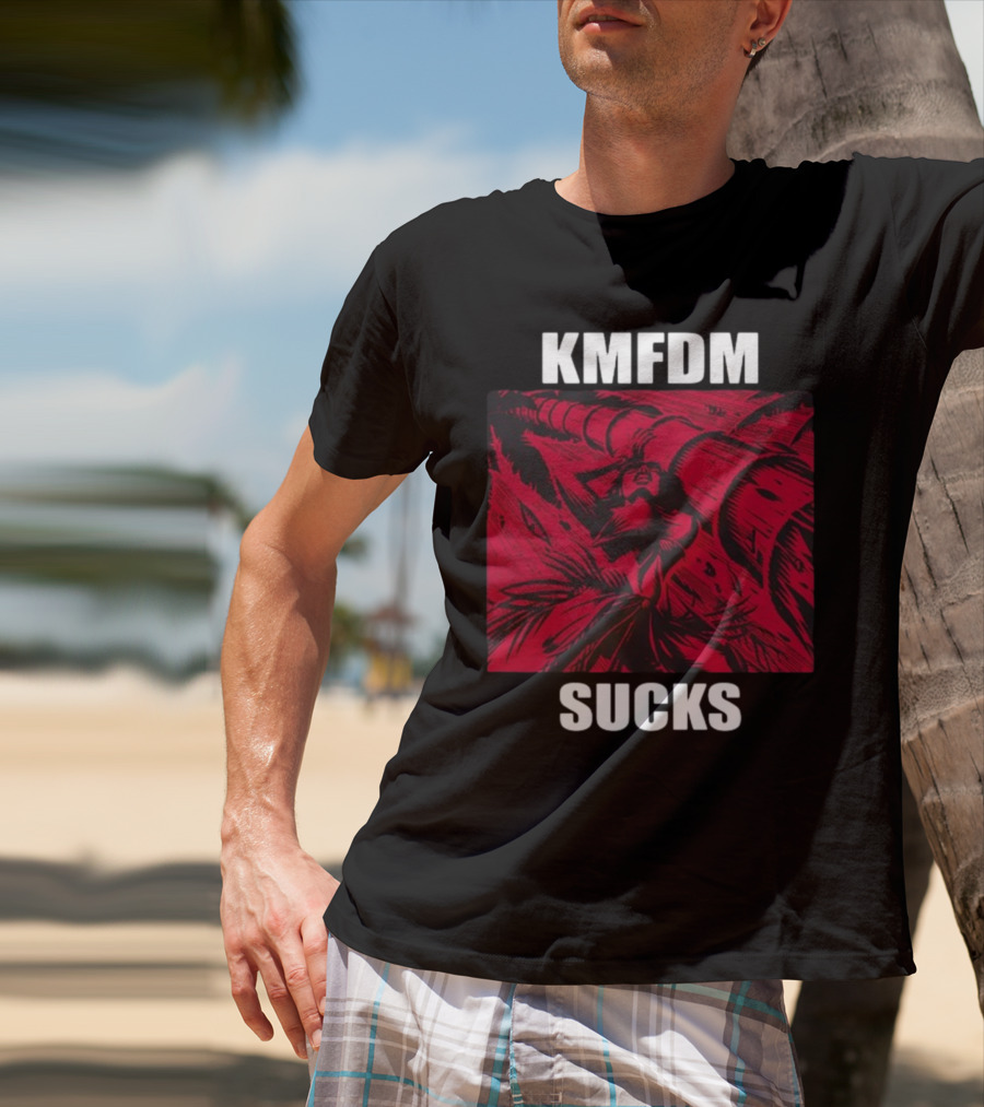 KMFDM Sucks Blood Red Rare T-Shirt
