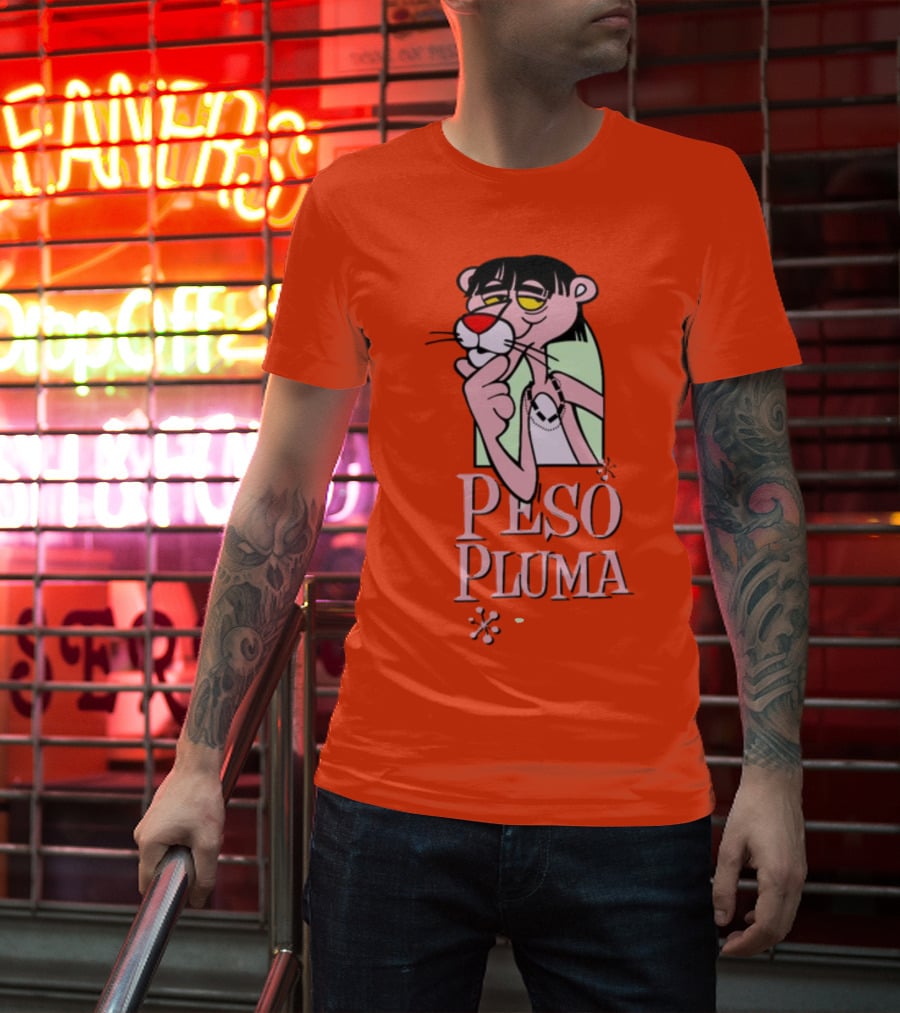 Peso Pluma July 19-20 23 Inglewood Calif Pink Panther T-Shirt