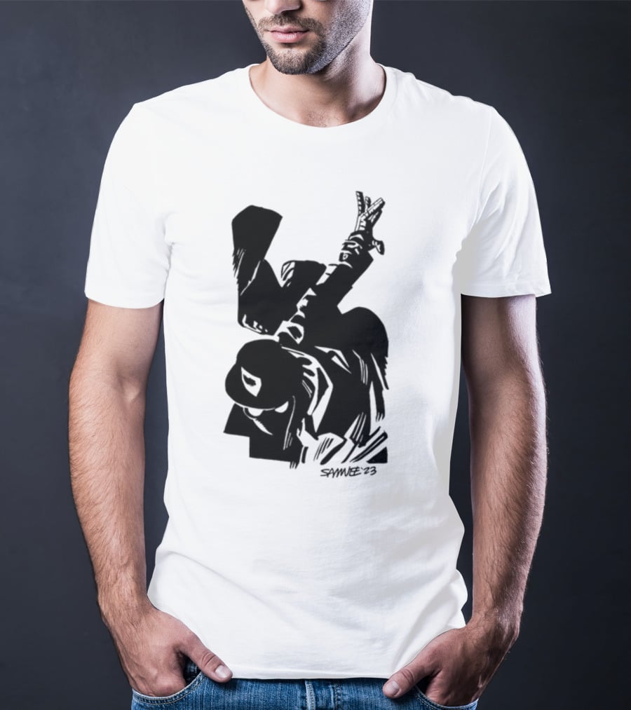 Chris Samnee '03 Spider-Man Noir Silhouette Dark T-Shirt