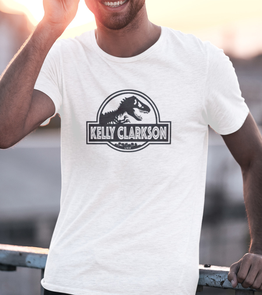 Kelly Clarkson Dinosaur Logo Inspired By Jurassic Movie Franchise T-Shirt