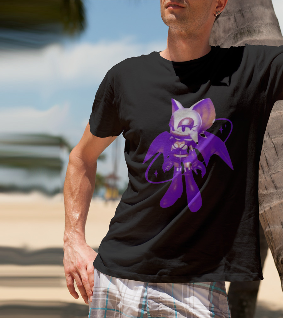 Mamonoworld Y2k Rouge Bat Character T-Shirt