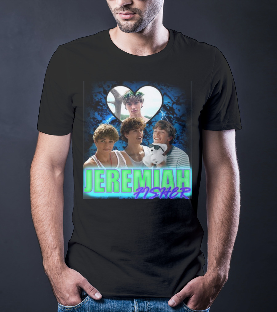 JEREMIAH FISHER Heart Lightning Trio T-Shirt