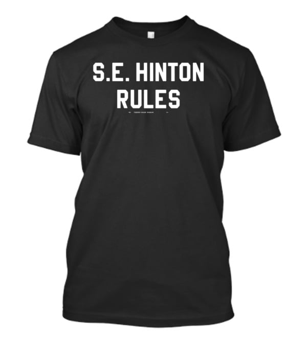S.E. Hinton Rules The Outsiders House Museum Tulsa Oklahoma T-Shirt