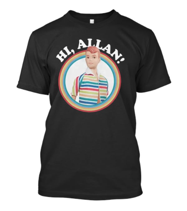 Hi Allan Retro Rainbow Toy T-Shirt