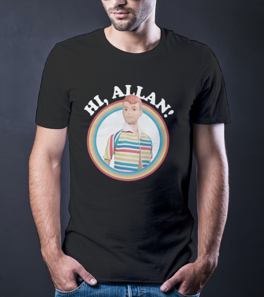 Hi Allan Retro Rainbow Toy T-Shirt