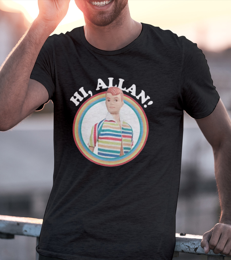 Hi Allan Retro Rainbow Toy T-Shirt
