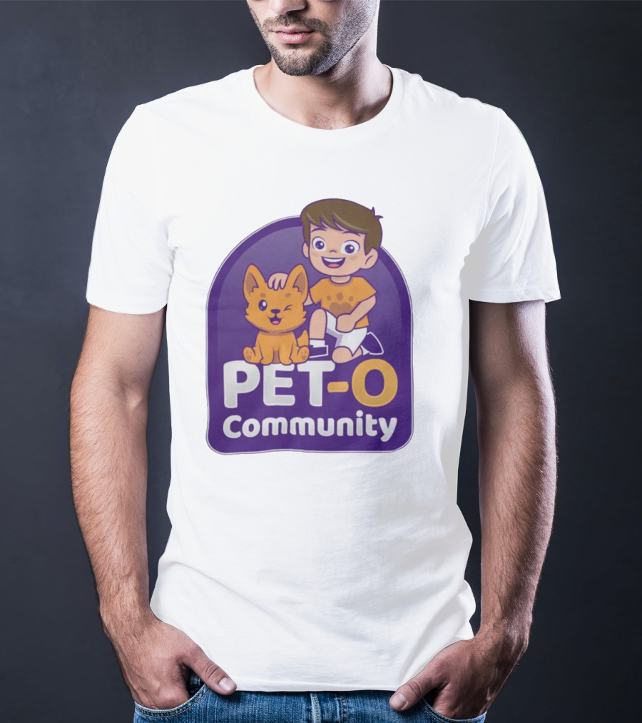 PET-O Community Winking Dog Child Cartoon T-Shirt