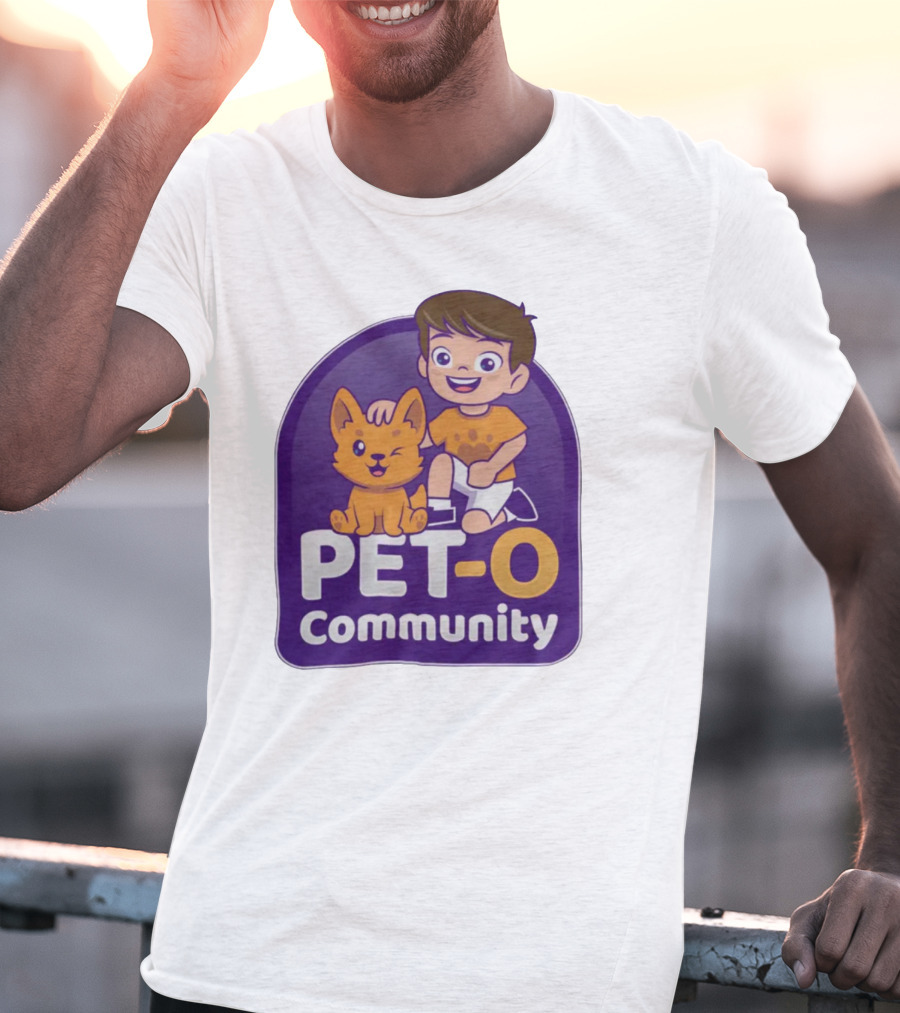PET-O Community Winking Dog Child Cartoon T-Shirt