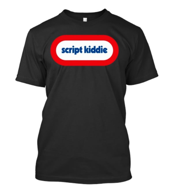 Script Kiddie Retro Logo Gaming Nostalgia T-Shirt