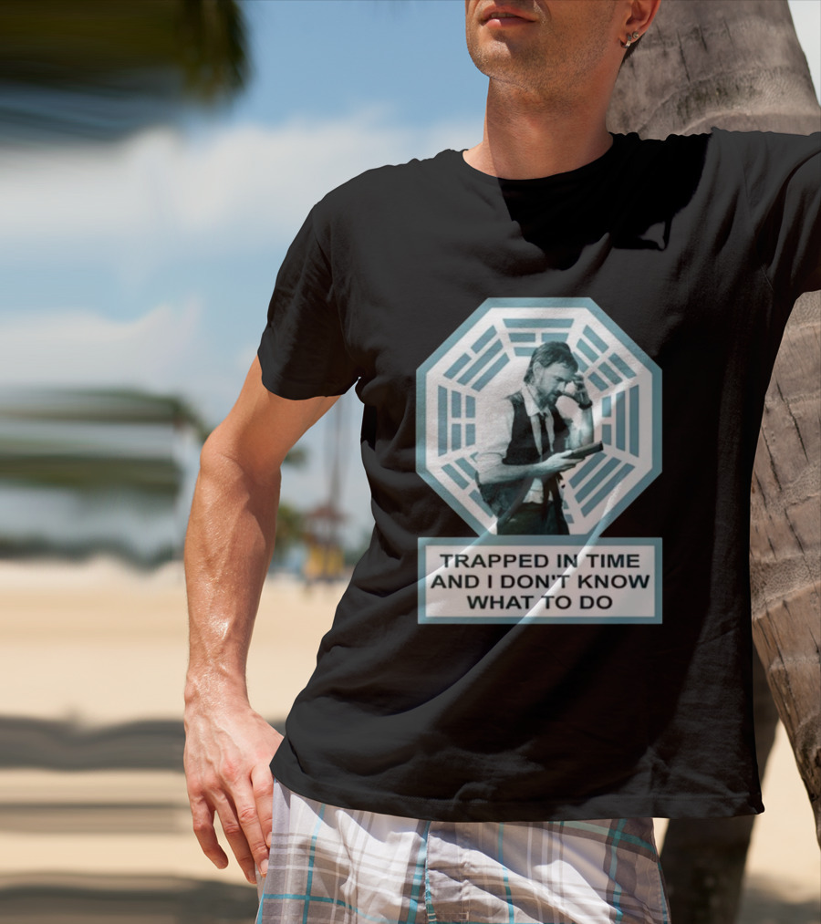 Daniel Faraday Trapped In Time Dharma Initiative Paradox Quandary T-Shirt