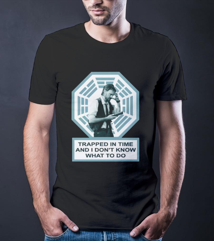 Daniel Faraday Trapped In Time Dharma Initiative Paradox Quandary T-Shirt