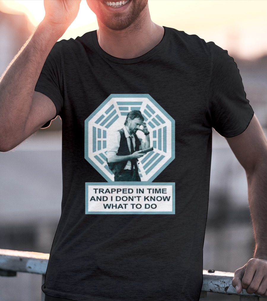 Daniel Faraday Trapped In Time Dharma Initiative Paradox Quandary T-Shirt