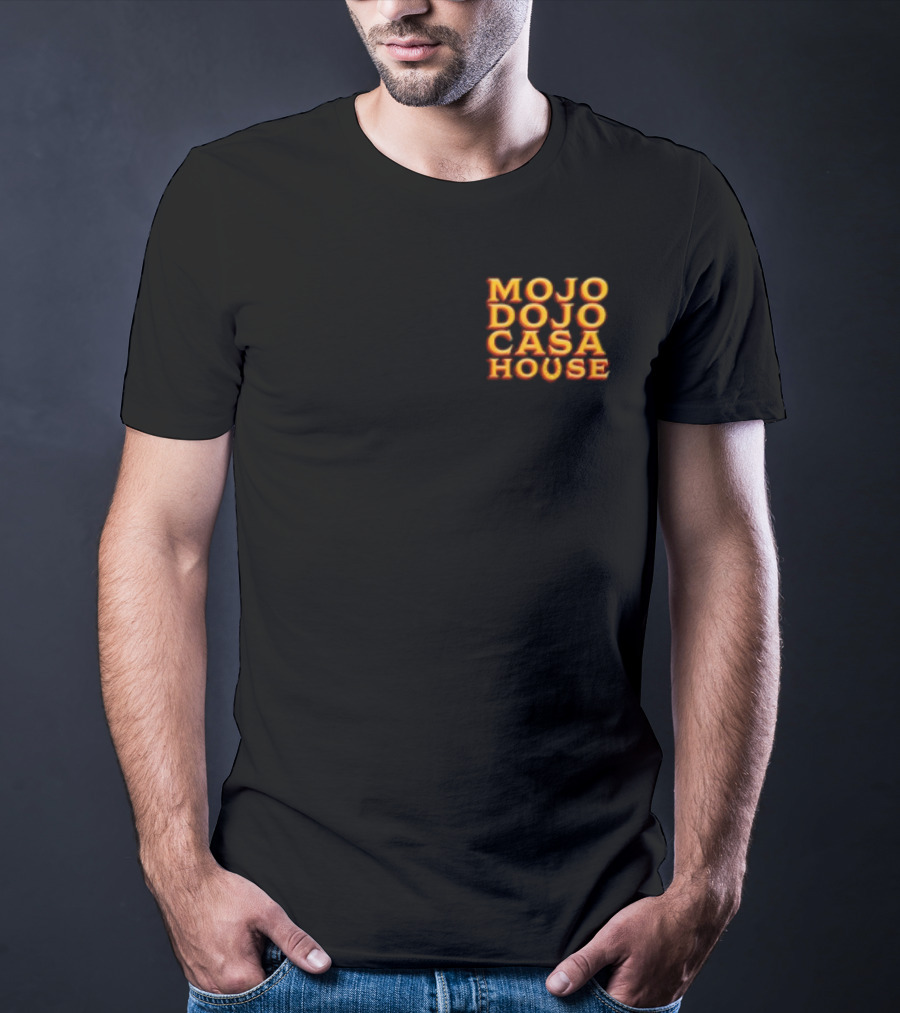 Mojo Dojo Casa House Bold Neon Text T-Shirt