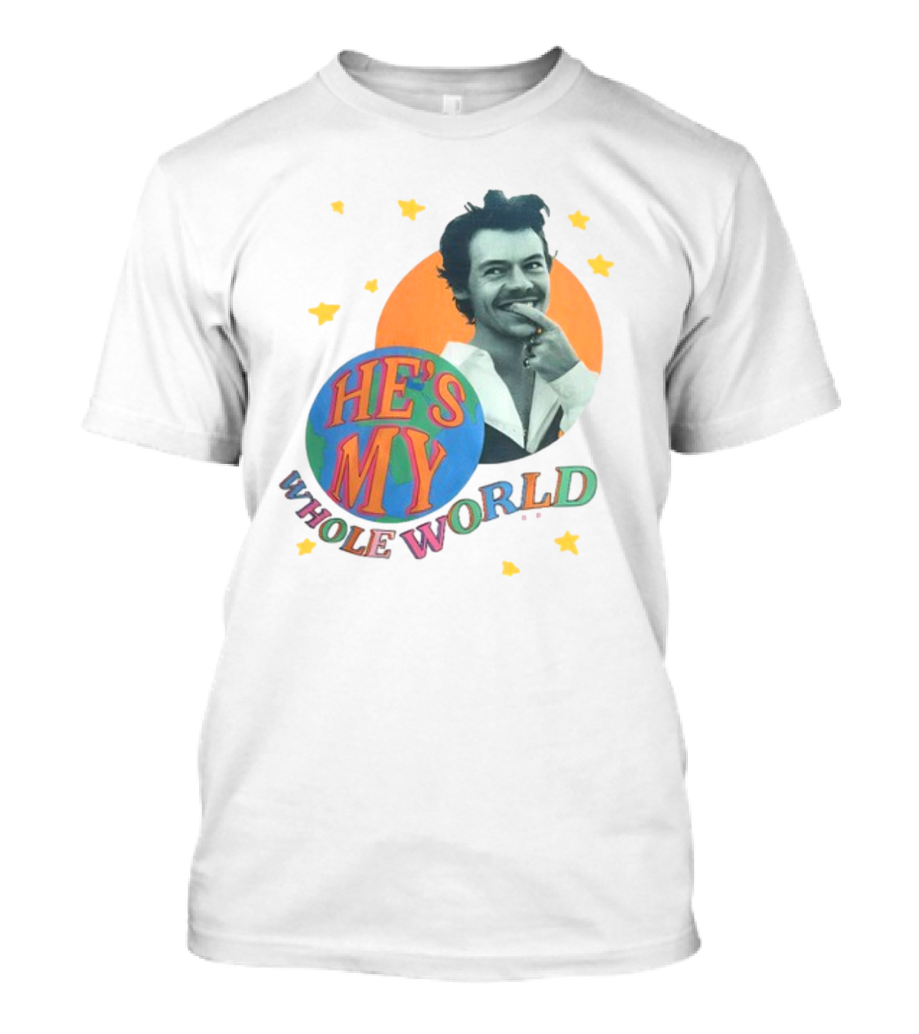 Harry He's My Whole World Stars T-Shirt