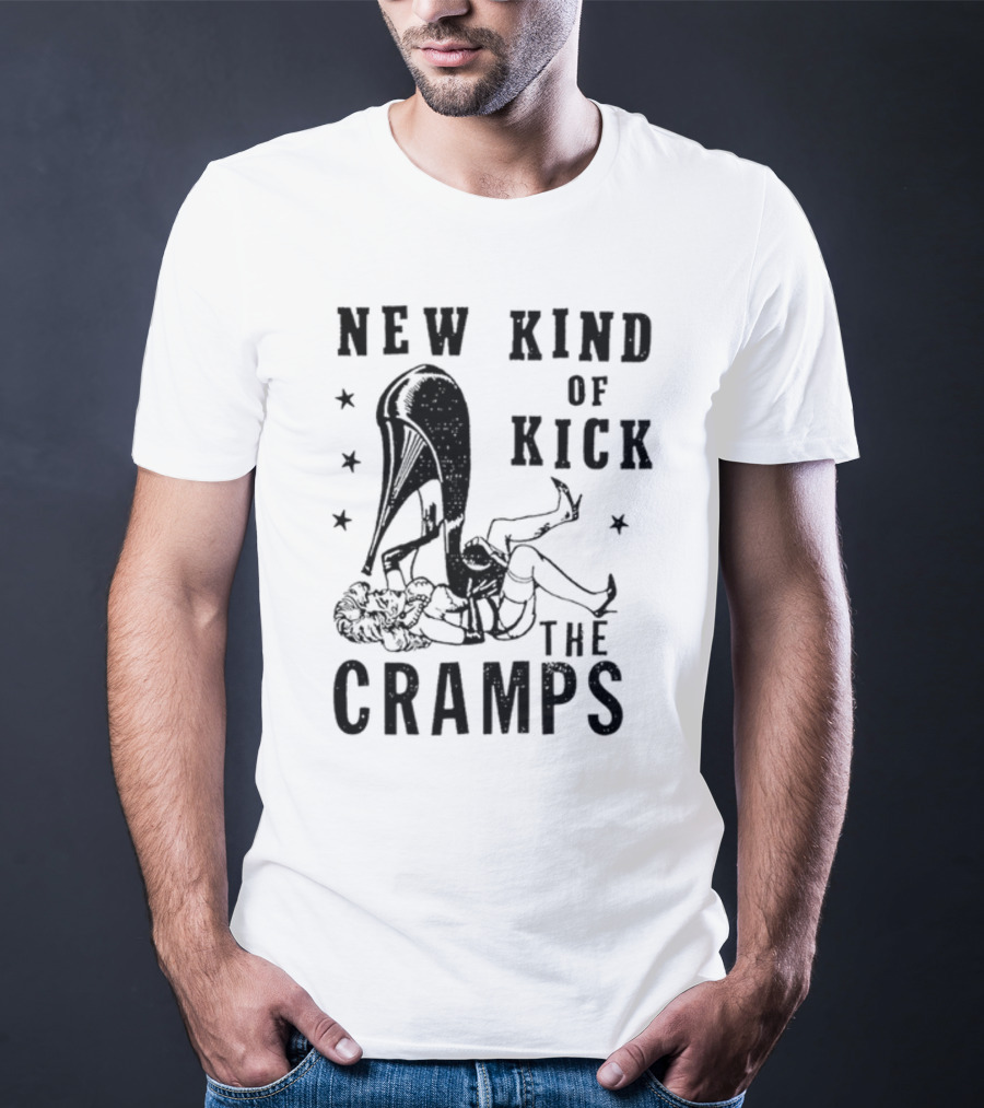 New Kind Of Kick The Cramps Retro Pin-Up T-Shirt