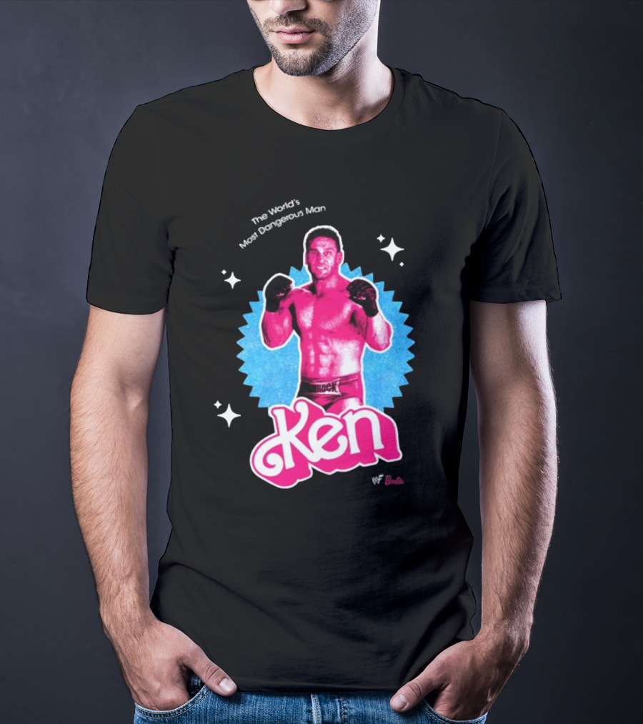 Nostalgiagland Ken The World's Most Dangerous Man Bold Retro Boxing T-Shirt
