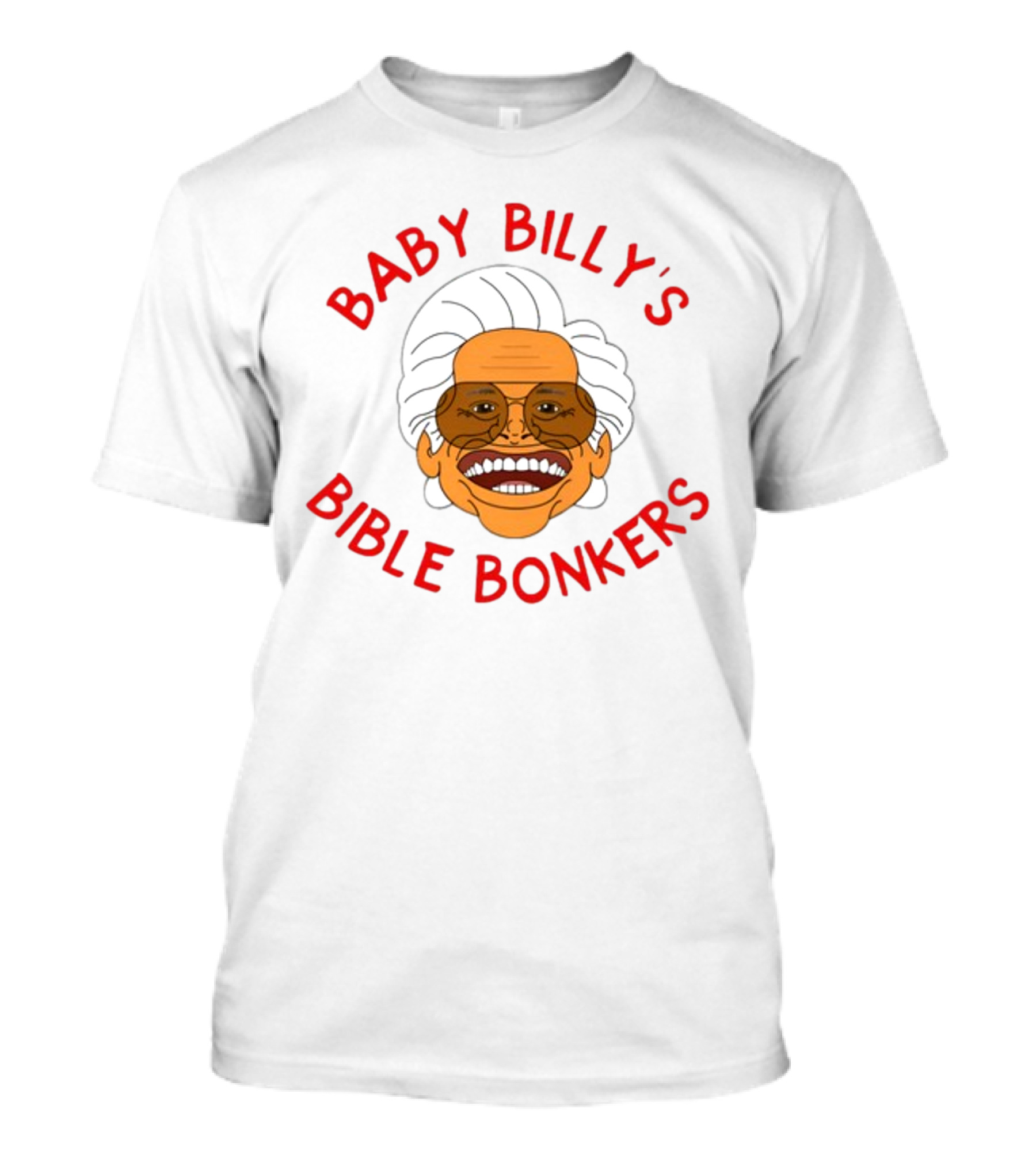 SadiesStudioOfStuff Baby Billy's Bible Bonkers T-Shirt