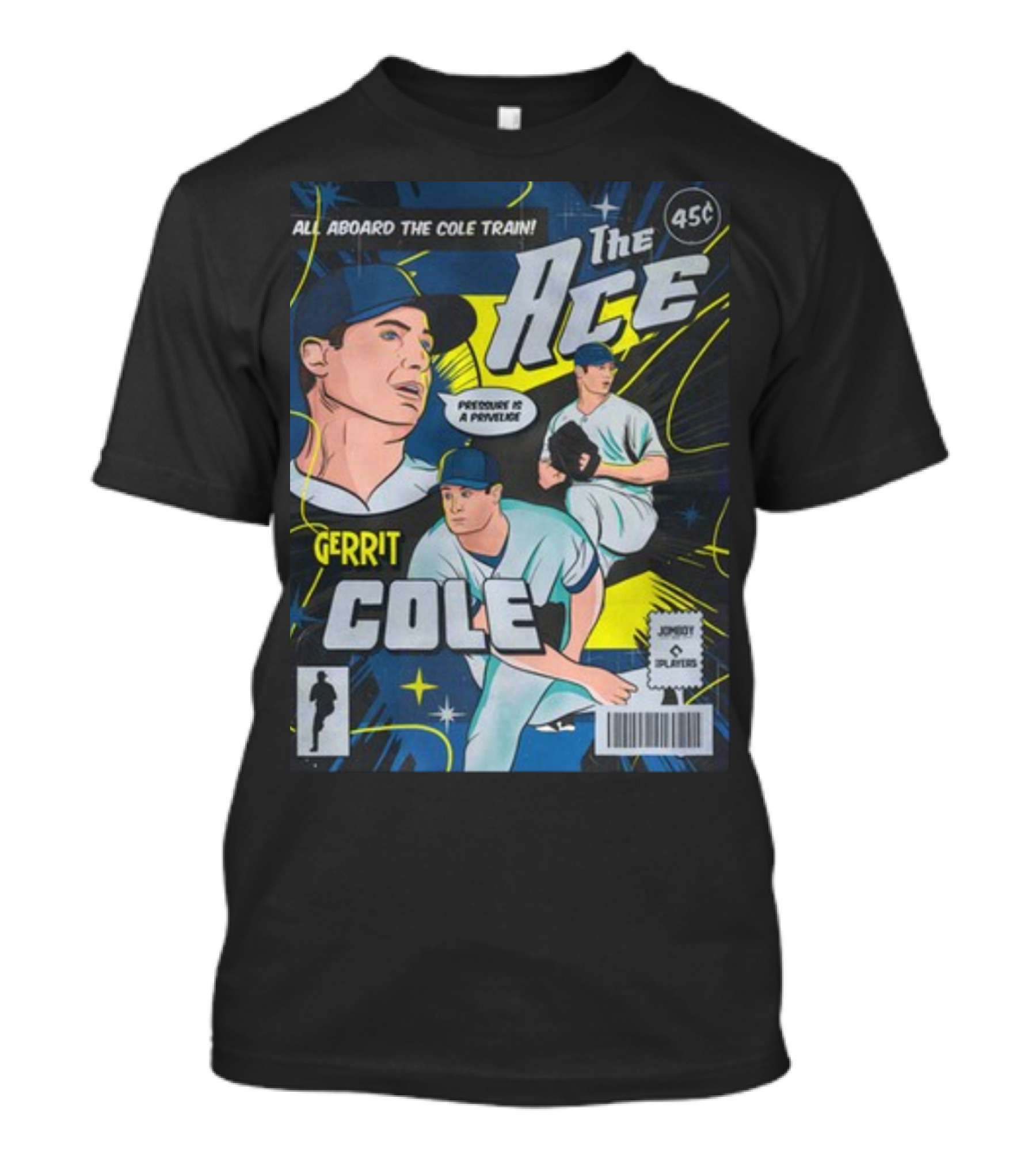 Gerrit Cole The Ace Comic Edition All Aboard The Cole Train Prominent Is A Privilege T-Shirt
