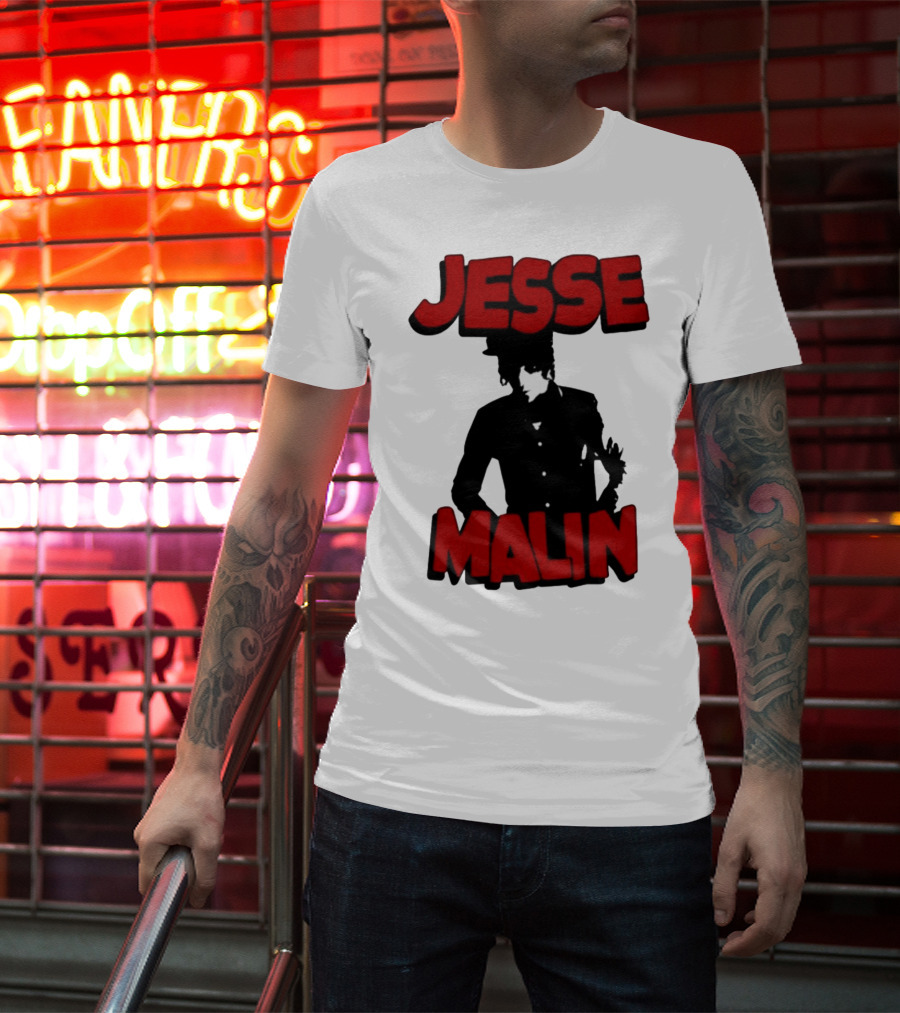Jesse Malin Bold Red Text T-Shirt