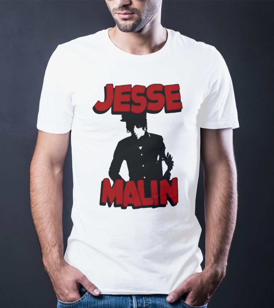 Jesse Malin Bold Red Text T-Shirt