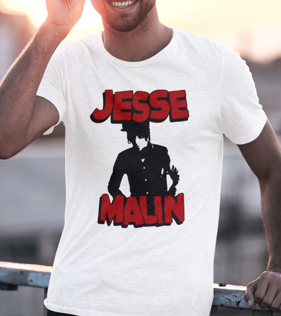 Jesse Malin Bold Red Text T-Shirt