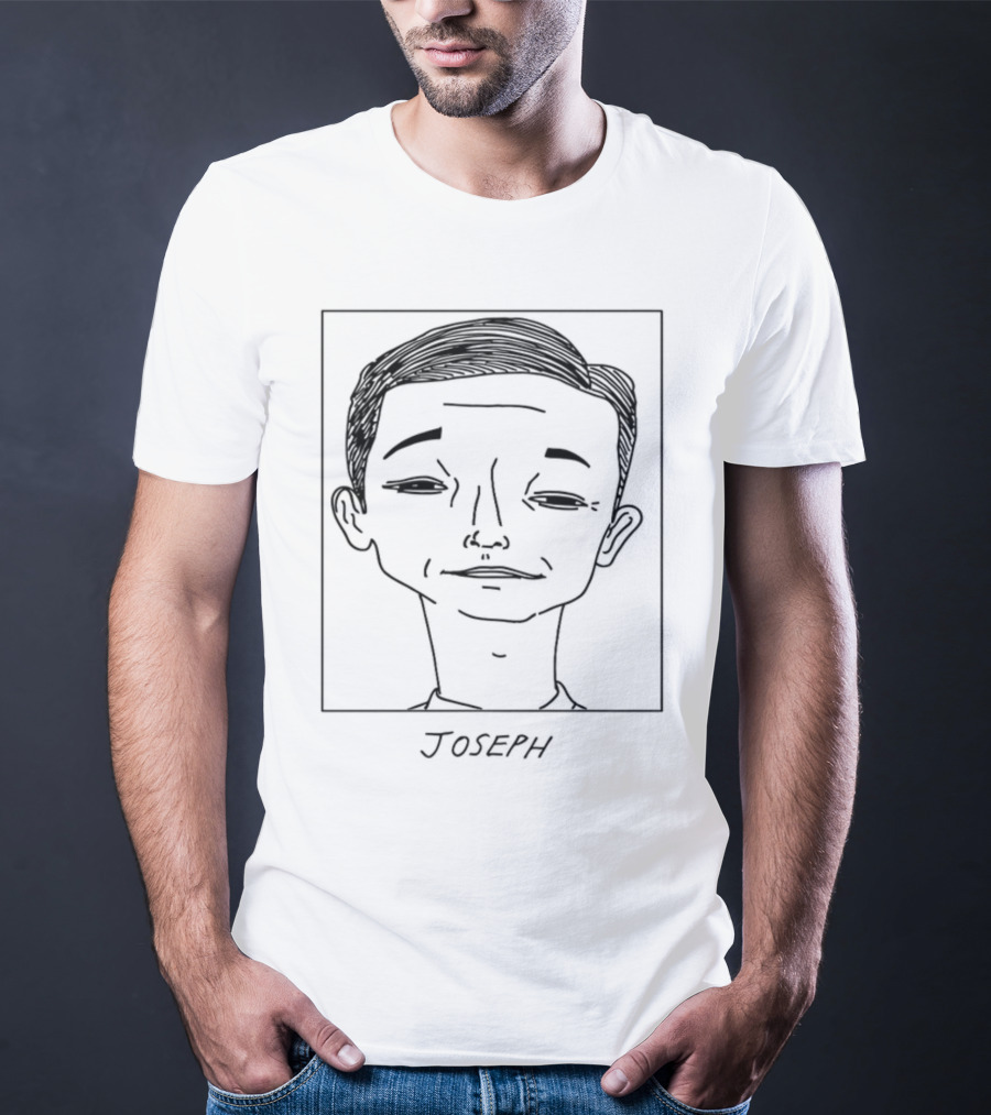 BadlyDrawnCelebsShop Joseph Gordon Drawing T-Shirt