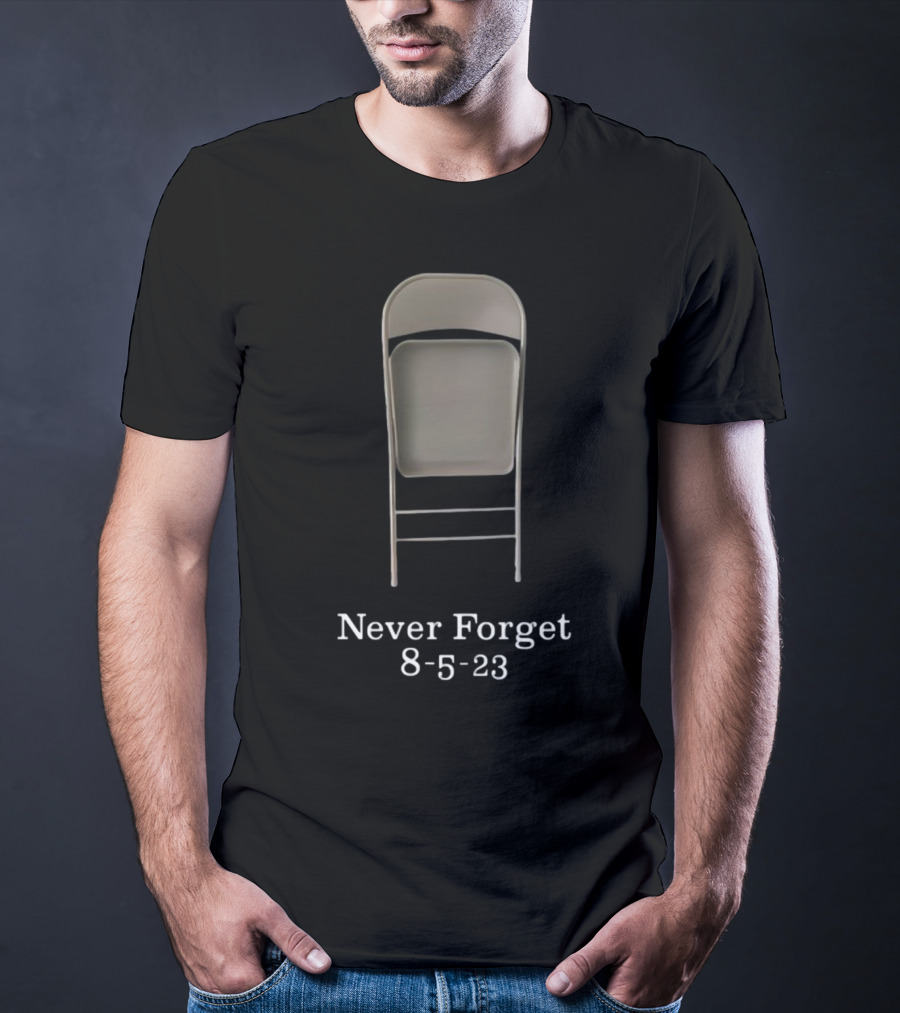 Never Forget 8-5-23 Montgomery Alabama High Chair Folded Seat T-Shirt