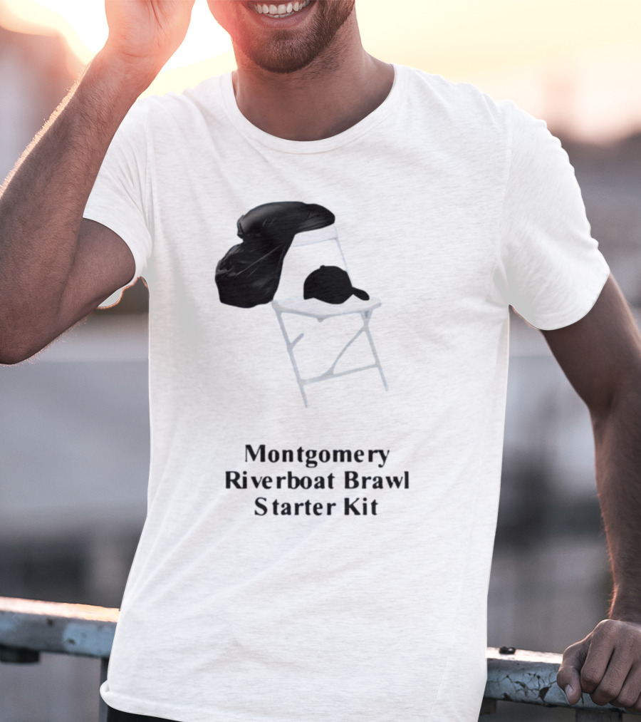 Montgomery Riverboat Brawl Starter Kit Folding Chair And Cap T-Shirt