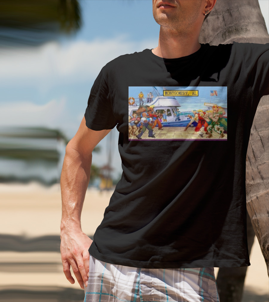 Montgomery AL Boat Dock Brawl Showdown T-Shirt