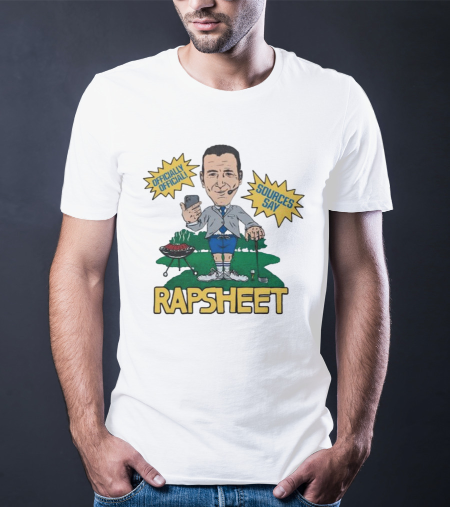 Homage Rapsheet Officially Official Sources Say T-Shirt