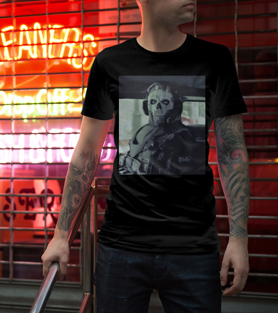 Modern Warfare II Ghost Mask Operator Stare T-Shirt