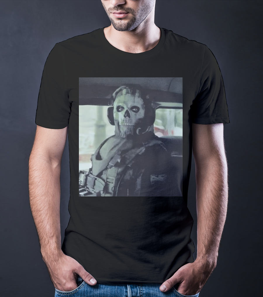 Modern Warfare II Ghost Mask Operator Stare T-Shirt