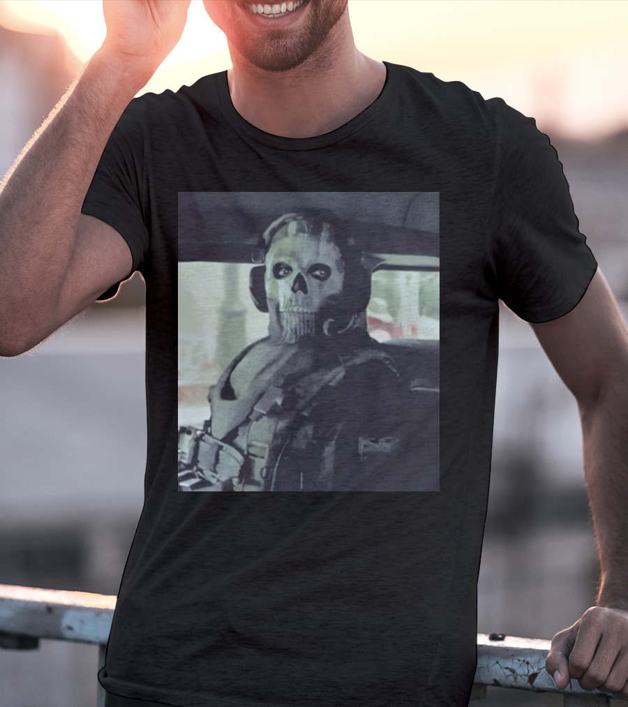 Modern Warfare II Ghost Mask Operator Stare T-Shirt