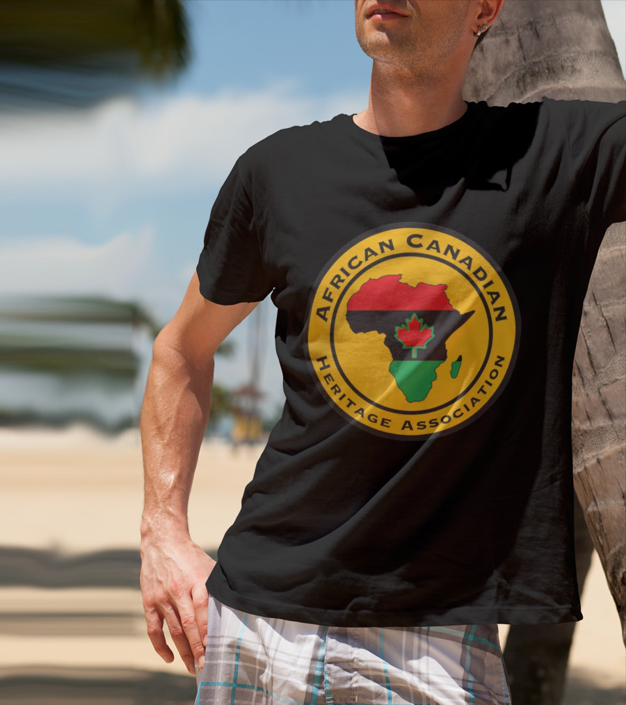 African Canadian Heritage Association Papa Burgundy T-Shirt