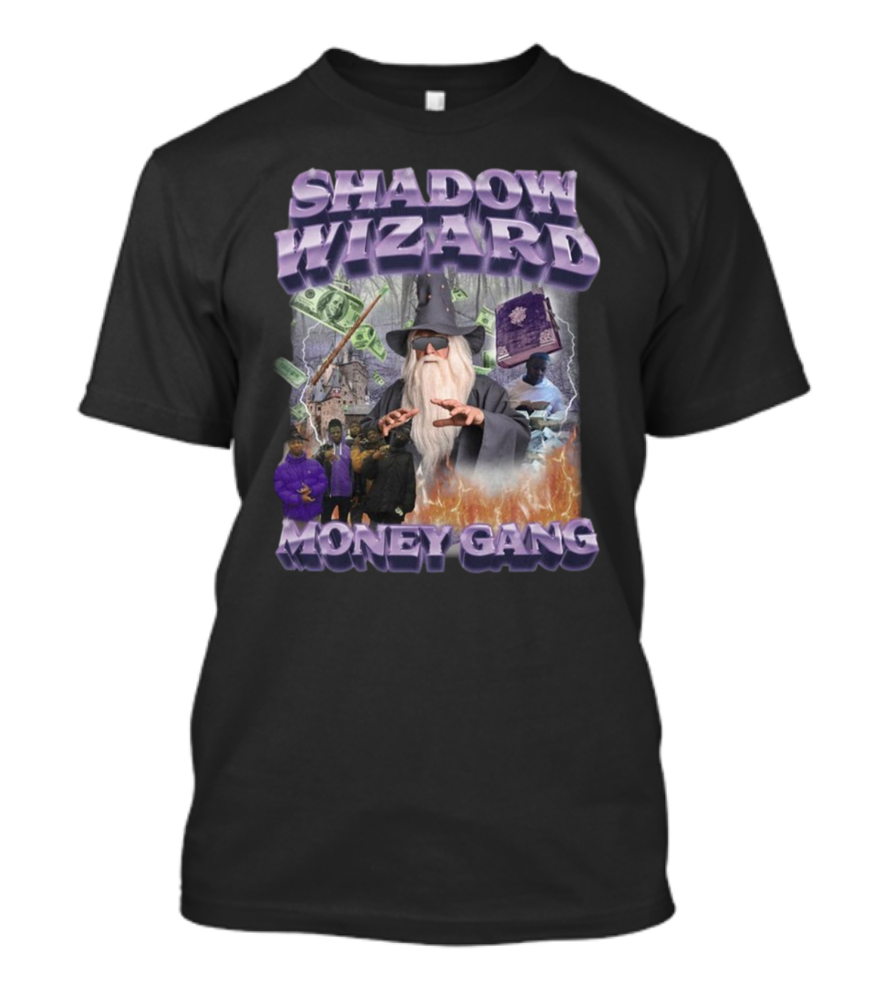 Shadow Wizard Money Gang Spellcasting Gangster Vibes T-Shirt